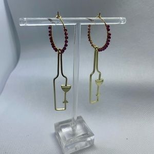 Wine Not? Garnet Earrings